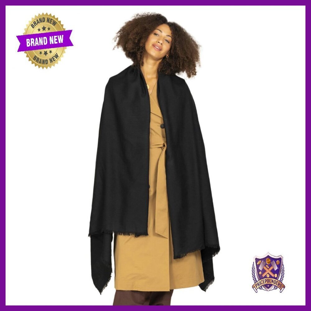 Merino Wool Pashmina Shawl Wrap Full Body Blanket Scarf 28x80